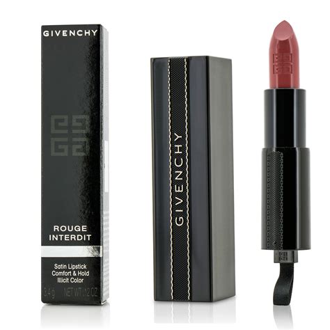 givenchy lipstick rouge interdit satin|givenchy rouge interdit notes.